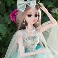 ราคา 60cm ของเล่นเด็ก ตุ๊กตา ตุ๊กตาเจ้าหญิง เครื่องประดับ ชุดแต่งงาน ของขวัญวันเกิด ของขวัญเด็กDoll with Princess Dress Clothes Jewelry Accessories 1 3 bjd Dolls Wedding Gown Dress Toys for Girls Gift (143