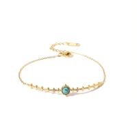 ราคา Pine blue stone stacking bracelets jewelry set womens titanium steel natural stone necklace earrings ring do not fade jewelry (20771313581)