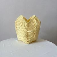 ราคา กระเป๋าถัก เชือกร่ม แข็งแรง สีไม่ตก กระเป๋าสะพายข้าง ไซร์ M (14714417225)