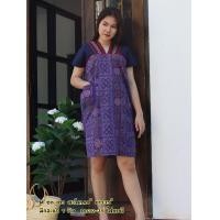 ราคา มินิเดรส ใส่แอ่วเหนือ ผ้าฝ้ายพื้นเมืองเชียงใหม่ มีกระเป๋าซ้าย ขวา (16174532594)