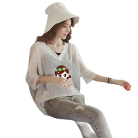 ราคา เสื้อกล้ามซีทรูลายการ์ตูนน่ารักๆ สไตล์เกาหลี (4508478946)