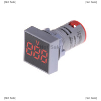 ราคา Hot Sale 22mm AC12 500V voltmeter Square PANEL LED Digital Voltage Meter INDICATOR LIGHT (20131958702)