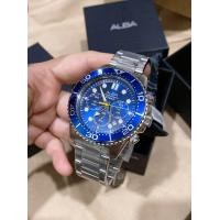 ราคา Alba นาฬิกาข้อมือผู้ชายนาฬิกา Alba Quartz Chronograph รุ่น AT3J35X น้ำเงินแดง AT3J37X ดำแดง AT3J39X ดำเขียว AT3J43X หน้าน้ำเงิน สินค้าของใหม่ ของแท้ รับประกันศูนย์ 1 ปี (21273720177)