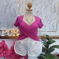 ราคา เสื้อสาวอวบปอปัง จัดส่งทันที อก38 46 ยาว 22 ทรงสวยมากกก ผ้าท๊อฟฟี่สาวอวบควรมีนร้า รุ่น ไขว่เบเบ้ (19751563145)