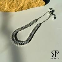 ราคา URPALS กำไลข้อมือ สร้อยข้อมือ Stainless 18K ฝังเพชร CZ High Quality ใส่ออกงานได้ ไม่ใช่เงิน (19829416579)