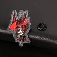 ราคา CC Hazbin Hotel Cartoon Costume Props Metal Badge Pin Alloy Brooch Accessories (19708984213)