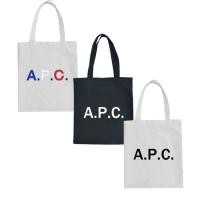 ราคา ready stock Cross Border Supply Japanese Tide Brand A P C Canvas Bag Shoulder Handbag Apc Printed Alphabet Womens Bag Environmental Protection Bag (15687745411)