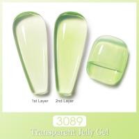 ราคา Arte Clavo 15ML Polish Gel Translucent Nude Pink Milky White Gel Jelly Nail UV LED Semi Permanent Soak Off UV Nail (20283006694)