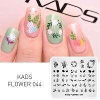ราคา Kads แผ่นปั๊มเล็บดอกไม้แฟชั่นเล็บแม่แบบแสตมป์ DIY แม่แบบภาพเล็บปั๊มแผ่นเครื่องมือลายฉลุ (690676402)