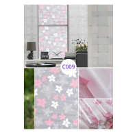 ราคา ฟิล์มติดกระจก สติ๊กเกอร์ติดกระจก กว้าง90cm ยาว100cm 200cm Window Film ติดหน้าต่าง ประตู มีกาวในตัว (10196376353)