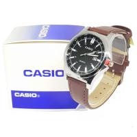 ราคา พร้อมกล่อง นาฬิกาข้อมือ สายหนัง สีน้ำตาลดำ วันที่ นาฬิกาcasio กันน้ำ นาฬิกาผู้ชาย นาฬิกาผู้หญฺิง ควอตซ์ชายหญิง RC631 (11181632761)