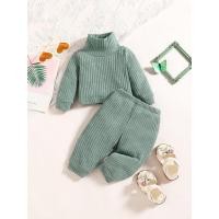 ราคา ชุดเด็กทารกเด็กผู้ชาย สีพื้น ลายทาง คอสูงเสื้อกันหนาวและกางเกง แขนยาว แฟชัแฟชั่นฤดูหนาว ให้ความอบอุ่น สําหรับเด็กวัยหัดเดิน อายุ 3 24 เดือน (20985699599)