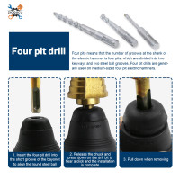 ราคา Ziqqucu ตัวจับสว่านไฟฟ้าแบบไม่มีกุญแจ SDS สามารถใช้กับ BOSCH GBH2 26DFR GBH2 28DFV GBH4 32DFR สีดำอุปกรณ์เครื่องมือไฟฟ้า (18072604258)