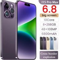 ราคา รับประกัน 1 ปี ของแท้ 100 Radmi 15Pro Max โทรศัพท์มือถือ 5Gสมาร์ทโฟน เครื่องใหม่ จอ HD 6 8 นิ้ว 16GB 512GB 6800mAh 24MP 58MP ใส่ได้สองซิม รองรับแอปธนาคาร รองรับ (21166300194)