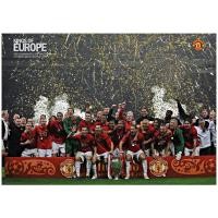 ราคา กรอบรูป แมนยู MANCHESTER UNITED TREBLE CHAMP (20872804913)