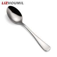 ราคา LINZHOUMIL ช้อนโลหะสแตนเลสขึ้นเงากระจกเซ็ตช้อนอาหารเย็น6 69นิ้ว12ชิ้นสำหรับบ้านครัวร้านอาหาร (20482458812)