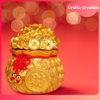 ราคา งานฝีมือรูปปั้นหีบสมบัติคอลเลกชันขนาดเล็กตกแต่งฮวงจุ้ยรูปปั้นกระเป๋าใส่เงินสำหรับชั้นวางหนังสือห้องนอนรถบ้านตกแต่ง (20914844576)