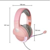 ราคา LuckyWd หูฟังเกมมิ่ง มีไมค์ มีไฟ สีชมพู Hifi Gaming Headset หูฟัง คอมพิวเตอร์ ใช้งานกับCOMPUTER เท่านั้น หูฟังแบบครอบหู หูฟังเพลง หูฟังสเตอรีโอ หูฟังแบบมีหูครอบ Stereo Headset for Gaming (9879841237)