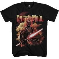 ราคา Star Wars Darth Maul Dark Zabrak Sith Jedi Tshirt (19420788262)