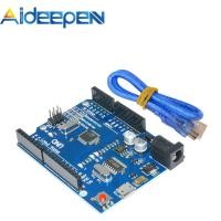 ราคา Aideepen UNO R3 ATMEGA328P 16AU CH340G Micro USB สายสำหรับ Arduino (7792551136)