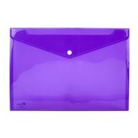 ราคา E FILE ซองกระดุมพลาสติก A4 รุ่น 17A สีม่วง (15499520772)