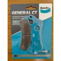 ราคา ผ้าเบรค Bendix ของแท้ MD33 หน้า สำหรับ Honda CBR250RAB ABS ปี2011CBR250RA ABS ปี2013Forza 2013 (11172586796)