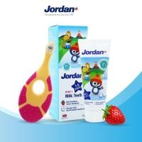 ราคา Jordan จอร์แดนแปรงสีฟันเด็ก 0 2 ปี ยาสีฟันเด็ก Step 1 สำหรับ 1ปี (17524573629)