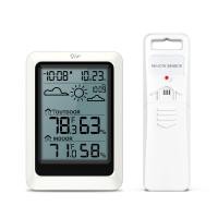 ราคา Brifit เครื่องวัดอุณหภูมิในร่มกลางแจ้งเครื่องวัดความชื้นสัมพัทธ์สถานีอากาศไร้สาย จอภาพ LCD อุณหภูมิความชื้นแบตเตอรี่ขับเคลื่อนภายในเครื่องวัดอุณหภูมิภายนอก (20901919396)