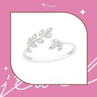 ราคา IRIS JEWEL แหวนใบมะกอก เงินแท้925 Silver Branch Ring with Cubic Zirconia (12943570775)