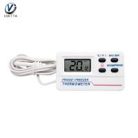 ราคา VOKTTA เครื่องวัดอุณหภูมิตู้แช่เย็นการตั้งค่าสัญญาณเตือนอุณหภูมิสูงและต่ำมีอินดิเคเตอร์ LED เครื่องวัดอุณหภูมิทำความเย็นดิจิทัล (20076372719)