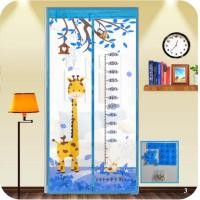 ราคา ม่านกันยุง ม่านประตูกันยุง กว้างxสูง 90x210 ซม และ 100x210 ซม ลายยีราฟ แถมฟรี หมุดกาว 1 ชุด หมุดทองเหลือง 1 ชุด (21190675928)