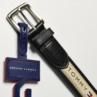 ราคา อเมริกันแท้ Tommy Hilfiger Tommy หนังเข็มขัดลำลองผู้ชายแนวโน้มเข็มขัดผ้าแคนวาส (9633799223)