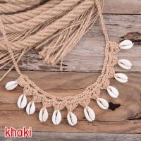 ราคา Bdti สร้อยโชคเกอร์เปลือกหอยสร้อยคอแบบ Choker เชือกผูกสไตล์โบฮีเมียนสำหรับผู้หญิงของขวัญมิตรภาพสำหรับผู้หญิงเครื่องประดับฤดูร้อนเปลือกหอย (17911291383)