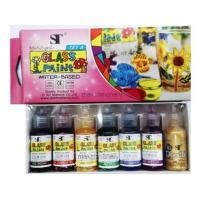 ราคา สีเพ้นท์แก้ว ST สูตรน้ำ Set A (1089290701)