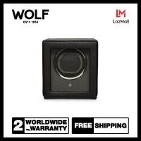 ราคา กล่องหมุน กล่องนาฬิกา WOLF1834 รุ่น CUB WINDER WITH COVER BLACK (12897270272)