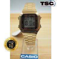 ราคา Casio ทอง A178WGA 1ADF นาฬิกาข้อมือดิจิตอล ตั้งปลุก จับเวลา ประกันแท้ (18056193639)
