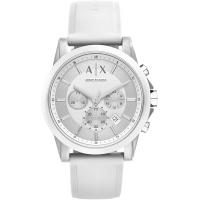 ราคา A X ARMANI EXCHANGE Armani Exchange Mens Chronograph Dress Watch with Leather Steel or Silicone Band White White Silicone (20608386708)