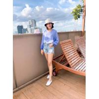 ราคา เสื้อมัดย้อมคอวีแขนจั้มเสื้อมัดย้อมแบบสวยใส่สบาย (10009555414)