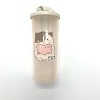 ราคา พร้อมส่ง สุดคิ้ว แก้วน้ำทรงสูง ลายการ์ตูนน่ารัก 2 แบบ แก้วน้ำทรงสูงเบาสะดวก พกพาง่าย เลือกลายเลือกสีตามที่ชอบ (19742474876)