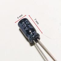 ราคา 10PCS Capacitor Electrolytic มีค่าให้เลือกตามนี้ 220uF 100uF 47uF 10uF 2 2uF 50V 105 c size 8x12mm 6x8mm 4x7mm Electrolytic Capacitor ตัวเก็บประจุ แพ็คละ 10 ตัว (8318232275)