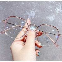 ราคา 0 75 1 25 1 75 2 25 2 75สำเร็จรูปสายตาสั้นแว่นตาผู้หญิงรอบป้องกันแสงสีฟ้าสายตาสั้นแว่นตาที่มีลบเกรด (15569106495)