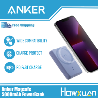 ราคา Anker 521ไร้สายแม่เหล็ก5000 MAh ไร้สายแม่เหล็กที่ชาร์จไร้สายแบบพกพาพร้อม USB C สายสำหรับแอปเปิล IPhone14 13 12pro (17564503024)