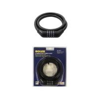 ราคา SOLEX สลิงล็อคจักรยาน เคเบิ้ลล็อค Cable Lock No C412 1 2เมตร สามารถตั้งรหัสได้ (20051354481)