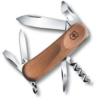 ราคา ใหม่เอี่ยม Victorinox SAK 0 6421 63 EvoWood 81 65มม กระเป๋า Victorinox วอลนัท (19528855930)