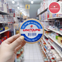 ราคา เทปใส Transparent Tape ยูนิเทป UNITAPE กาวเทปใส แกนใหญ่ 3 นิ้ว ยาว 36 หลา จำนวน 1 ม้วน (15922988118)