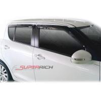 ราคา คิ้วกันสาดประตู Weather Guard อะคริลิคสีดำ NEW SUZUKI SWIFT 2012 (18096141828)
