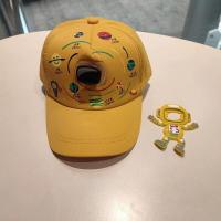 ราคา หมวกเด็กชายและหญิงบังแดดหมวกเบสบอลหมวกแหลมลายการ์ตูนน่ารักนักบินอวกาศ (19900351260)