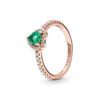ราคา 925 sterling silver Inlaid Sparkling zirconia Elevated Heart Ring women fashion DIY jewelry valentines day gift for girlfriend (13288338673)