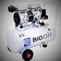 ราคา BIGAIR ปั๊มลม ปั๊มลมแบบไม่ใช้น้ำมัน ปั๊มลมออยฟรี ปั๊มลมไร้น้ำมัน oli free BAO 10030 1Hp 30ลิตร (4494880065)