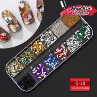 ราคา เครื่องประดับติดเล็บ โลหะติดเล็บ 12 ช่อง (4335538139)